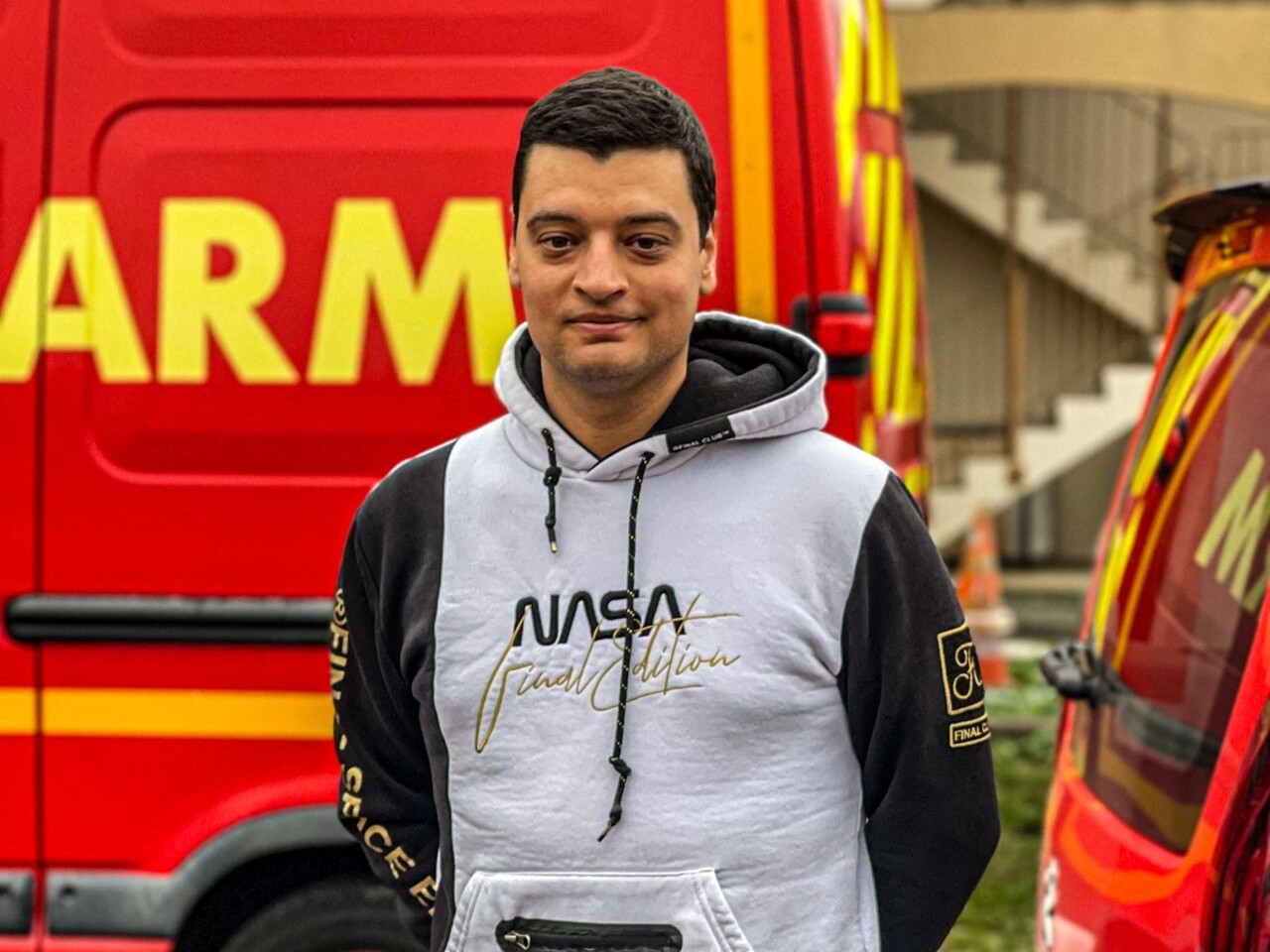 , Infirmier chez les pompiers de la Sarthe, il part en mission humanitaire à Gaza